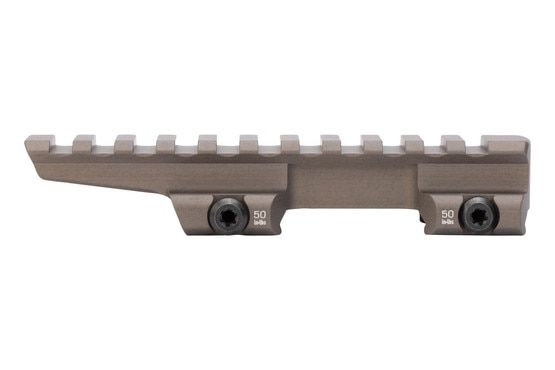 FDE Picatinny optic riser.